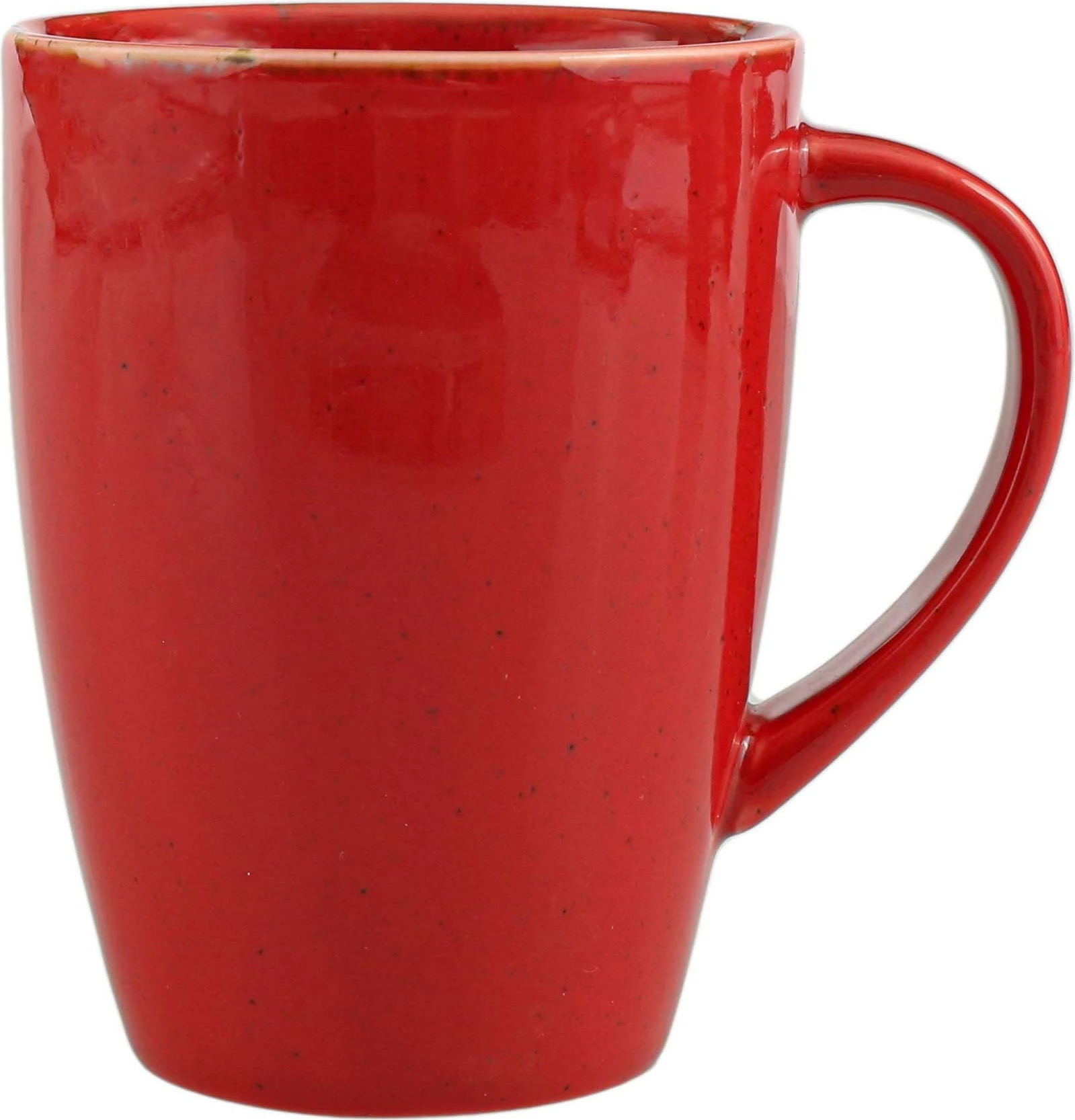 Mug porcelani Porland Seasons Magma 260 ml, e kuqe, set 6 copë