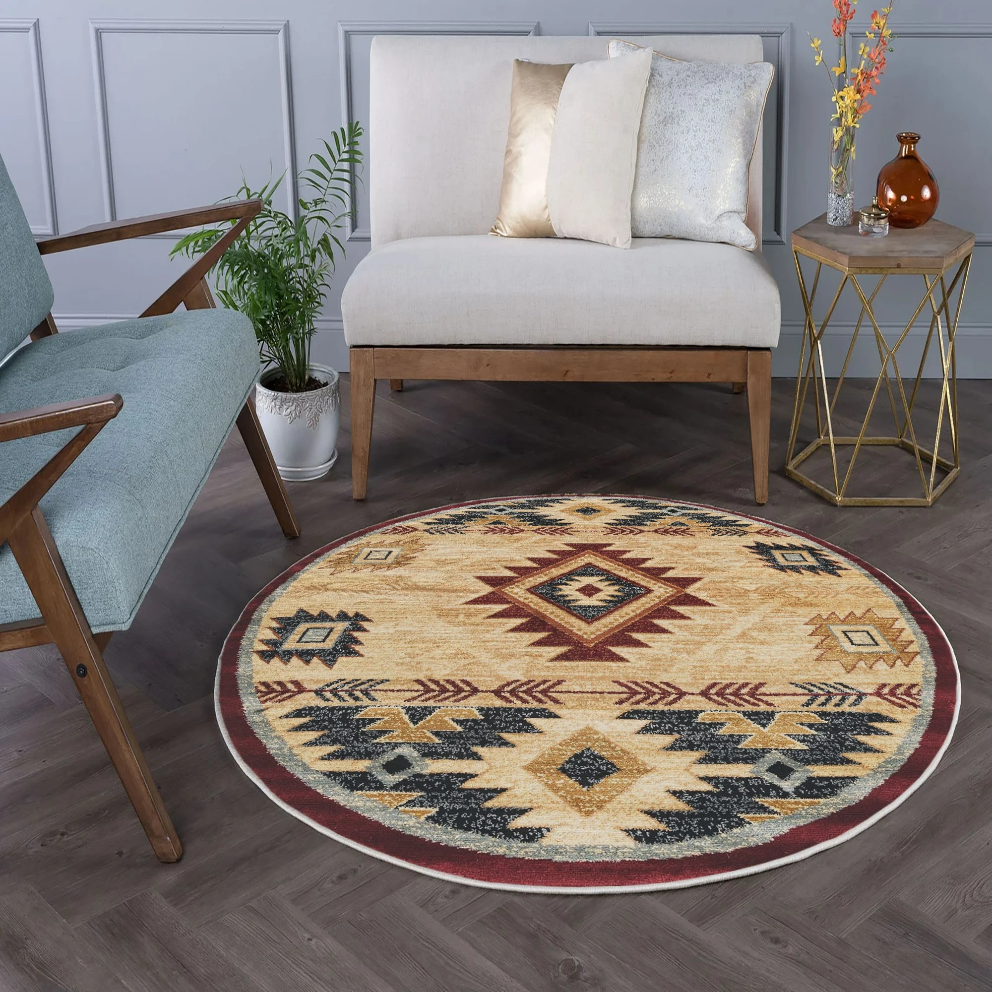 Qilim Conceptum Hypnose, krem, 100x100cm, Woopamuk499