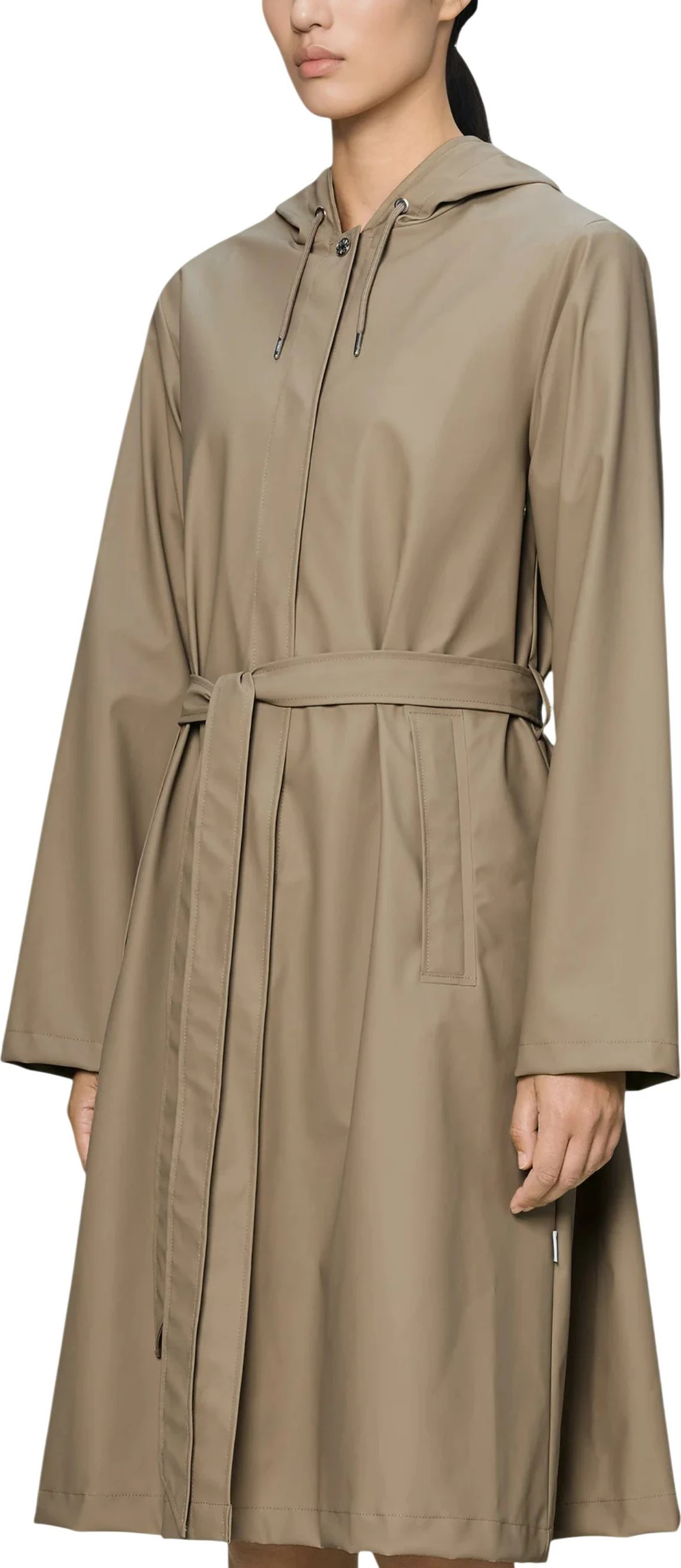 Jakne shiu për femra Rains A-Line Longer W Jacket W3 12040, bezhë [Madhësia: S]