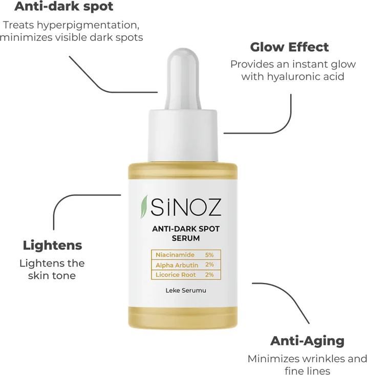 Serum Kundër Njollave të Errëta Sinoz Alpha Arbutin 