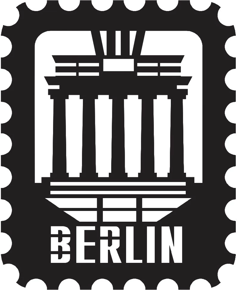 Aksesor dekorativ metalik për mur, Wallity, pullë Berlin
