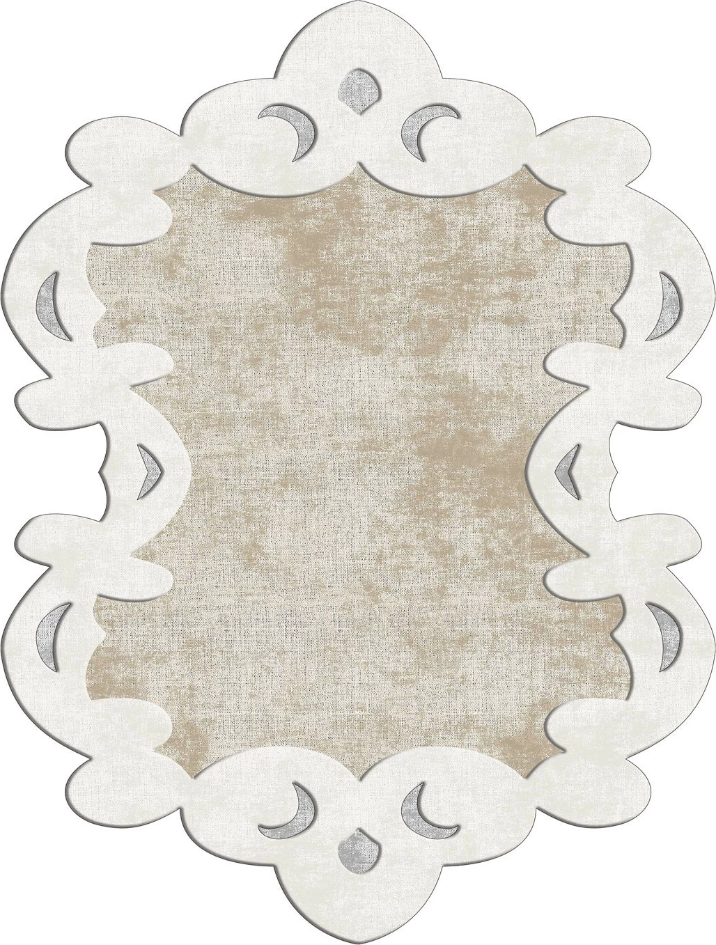 Qilim për korridor, ngjyrë krem, Conceptum Hypnose, Aln600Fg416Kr02, 80x150cm