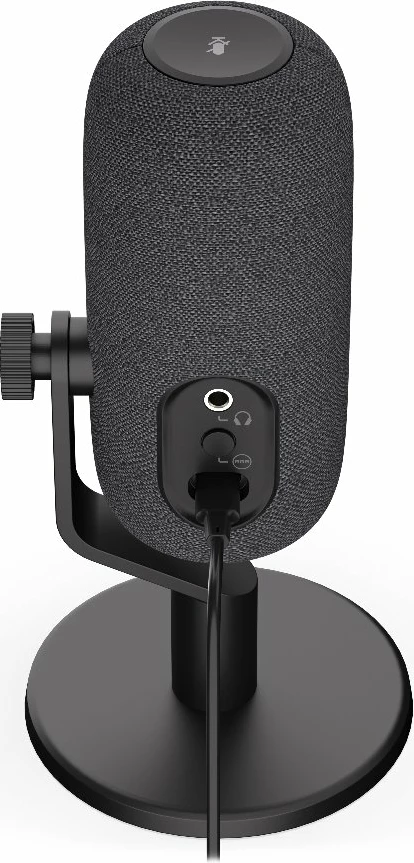 Mikrofon USB Krux Empy KRXC017, 24bit/96kHz, 4 mënyra regjistrimi, RGB, USB-C, i zi