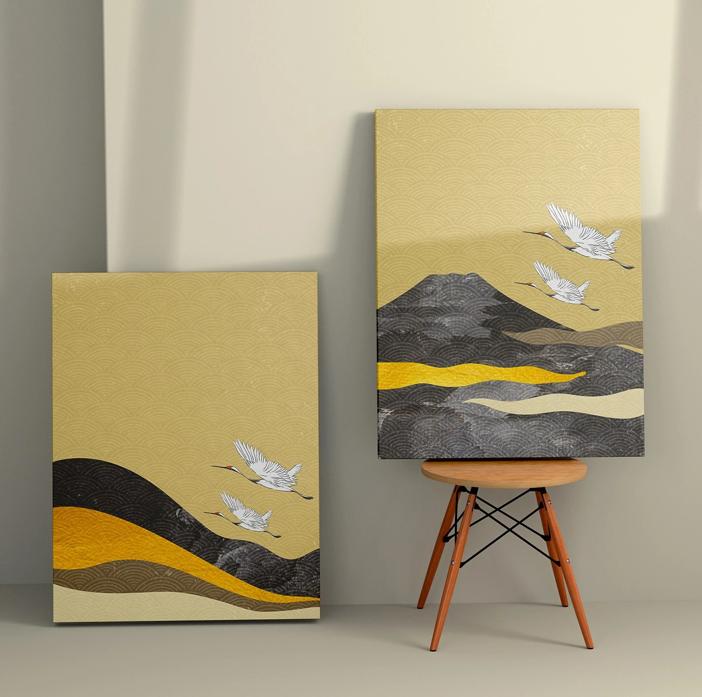 Pikturë dekorative në kanavacë (2 copë), Wallity, 2KNV4244, 50x70cm