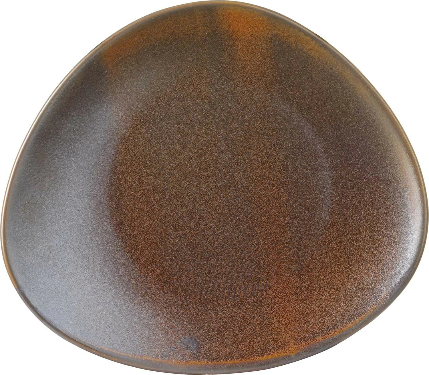 Pjatë prezantimi Fine Dine Aurum Ø290mm, set 3 copë, kafe e errët