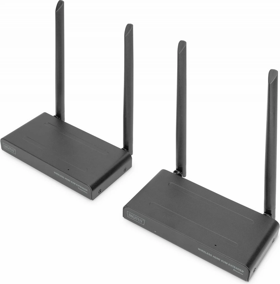 Set wireless HDMI KVM extender Digitus DS-55321, 200m, Full HD, i zi