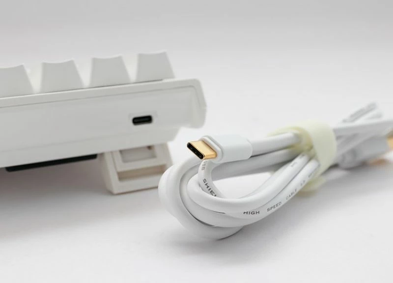 Tastierë gaming Ducky DKON2061ST, e bardhë