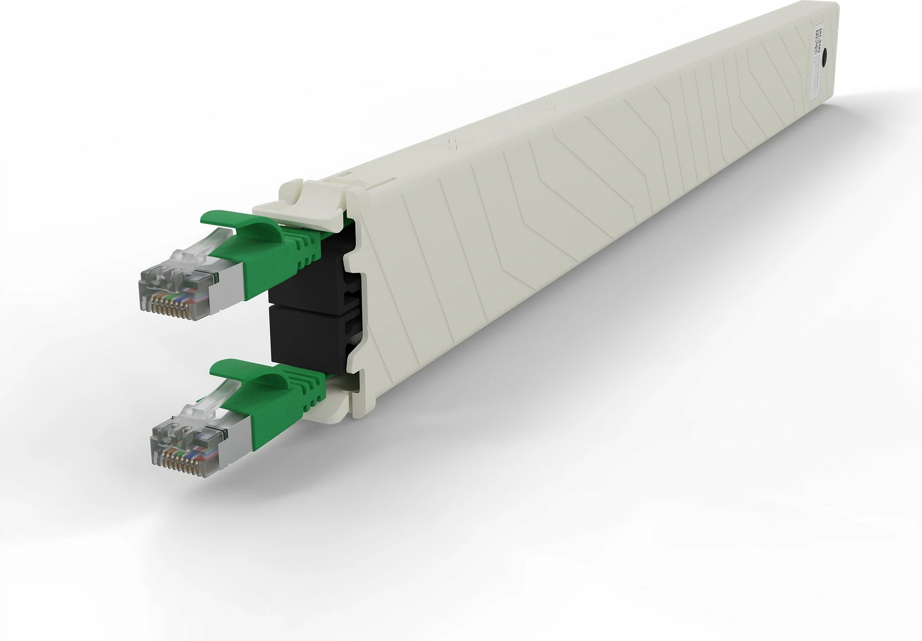 Kasetë kabllo rrjeti PATCHBOX patchbox.one .one Cassette 8RU, Cat6a STP U/FTP, 0.8m, RJ-45, jeshile