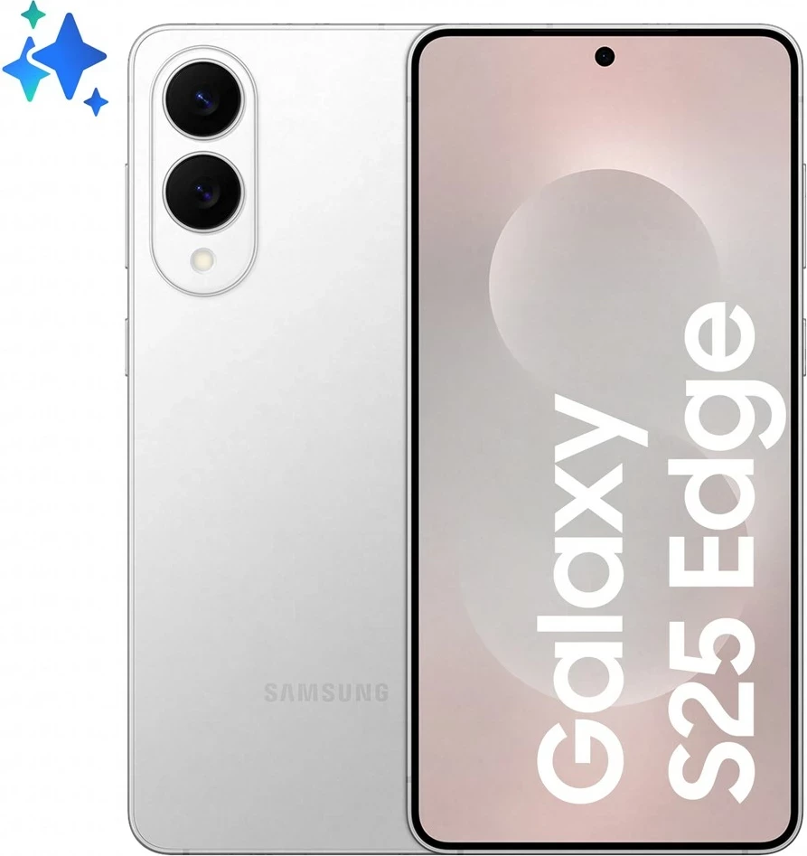 Celular Samsung Galaxy S25 Edge, 6.7", 12+512GB, 5G, silver