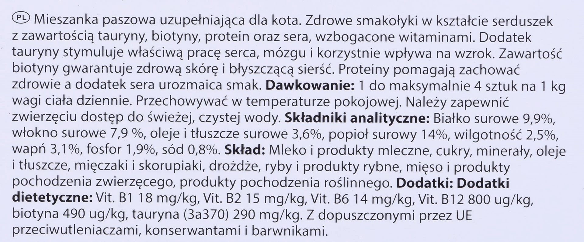 Tableta vitamina për mace Beaphar Kitty's Mix, 180 copë