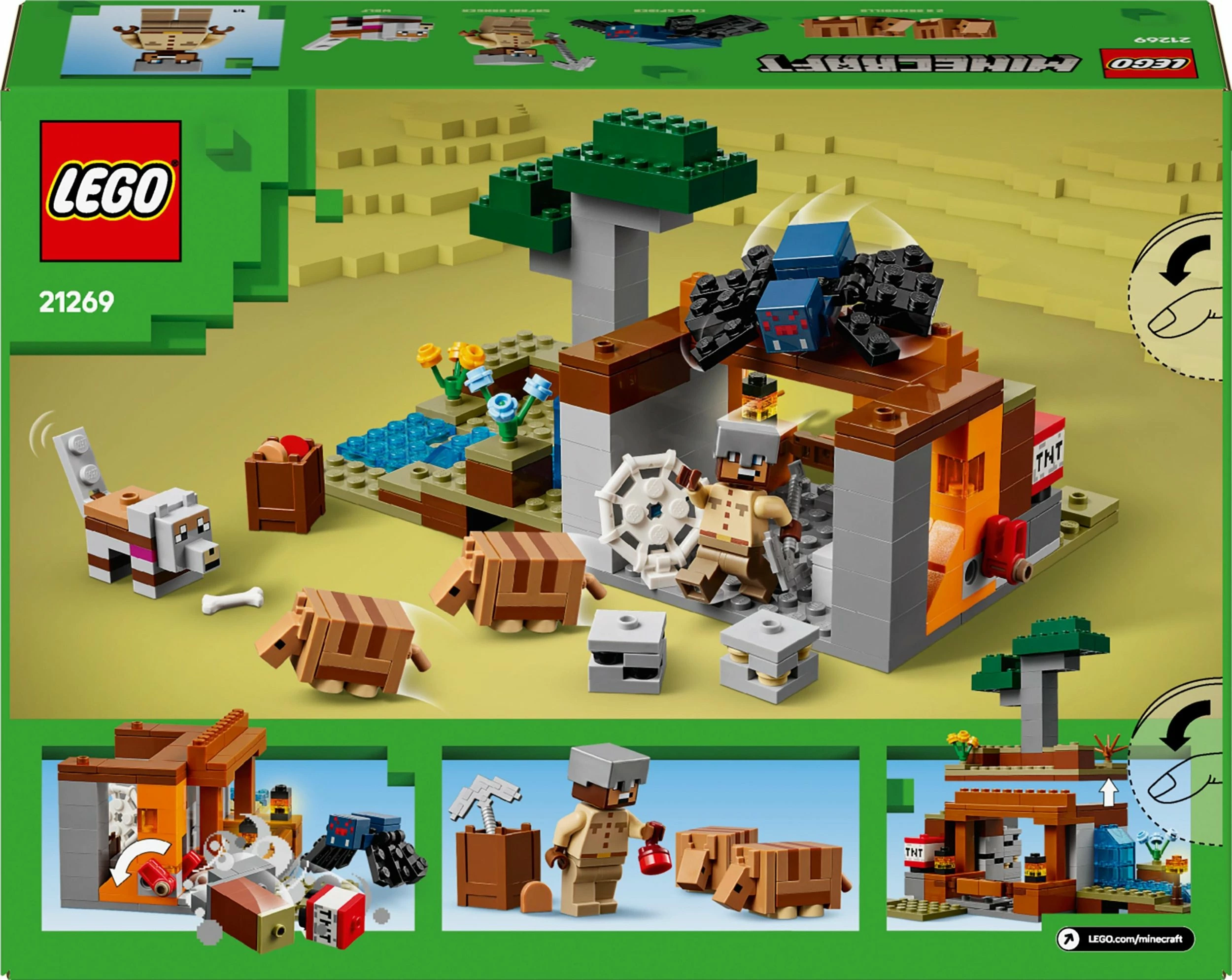 Set LEGO Minecraft 21269 Expedition to the Armored Mine, 247 copë (8+)