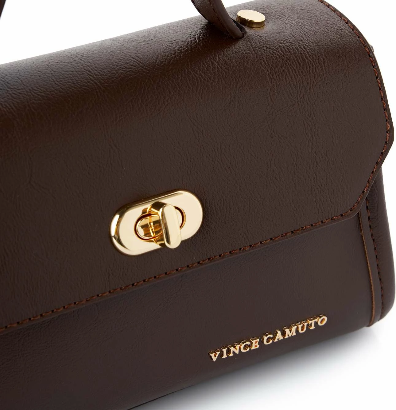 Minibag ngjyrë çokollate, Vince Camuto, Gela