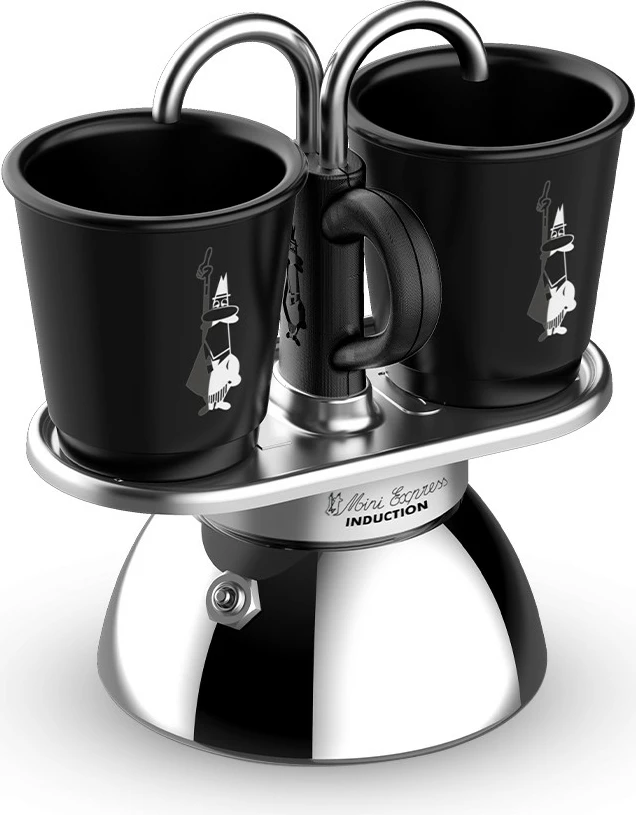 Aparat kafeje Bialetti Mini Express 0.8L, argjendtë