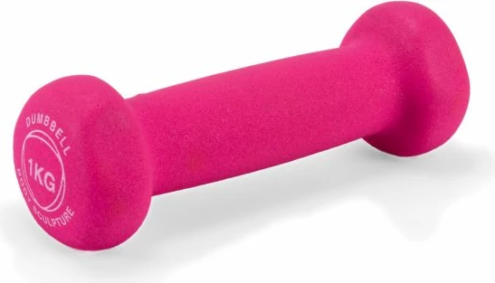 Pesë Dumbbell Body Sculpture 1KG, Rozë