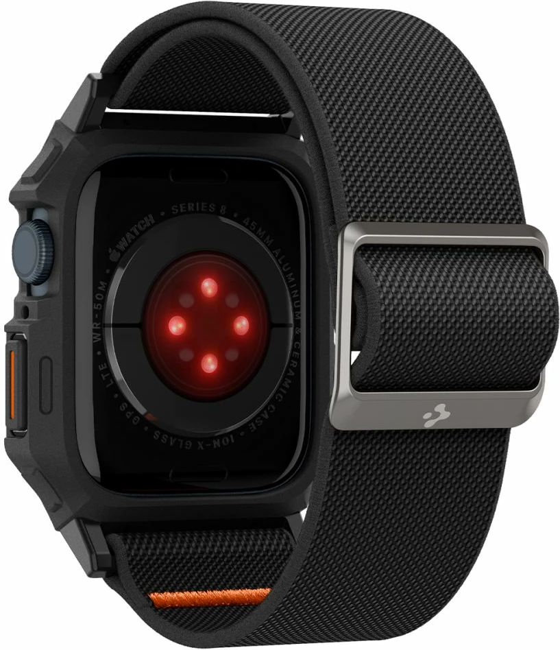 Mbështjellës Spigen Lite Fit Pro me rrip për Apple Watch 4/5/6/7/8/9/SE 44/45mm, e zezë