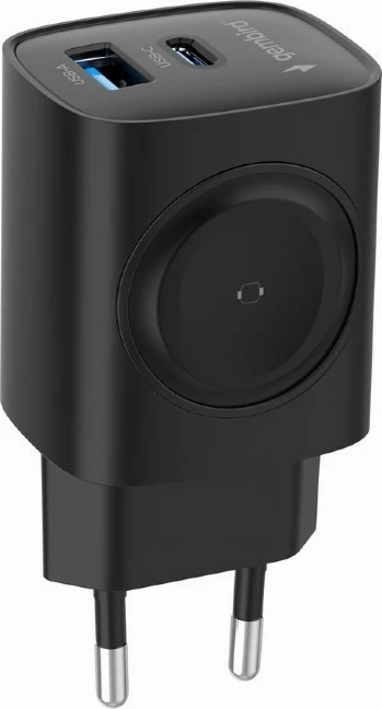 Karikues muri Gembird TA-UC-PDQCW20-01-BK, 20W, USB-A & USB-C, i zi