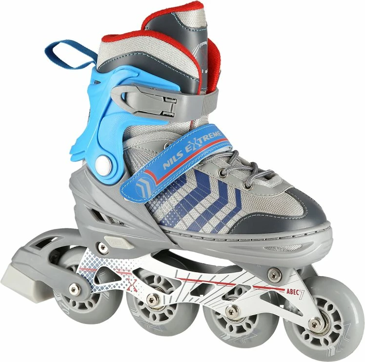 Rollera Nils Extreme NH18192 4in1, gri-blu, madhësia S (29-33)