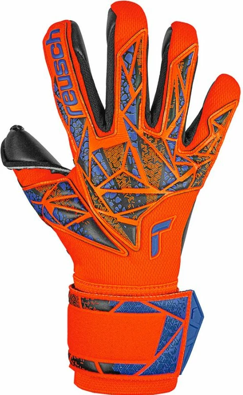 Doreza për portier Reusch, për meshkuj, të zezë me portokalli