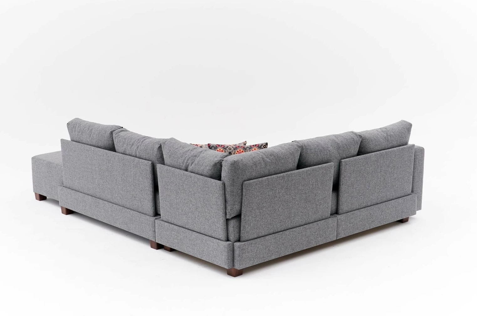 Kënd-sofë krevate Atelier del Sofa, Ali majtas, ngjyrë gri