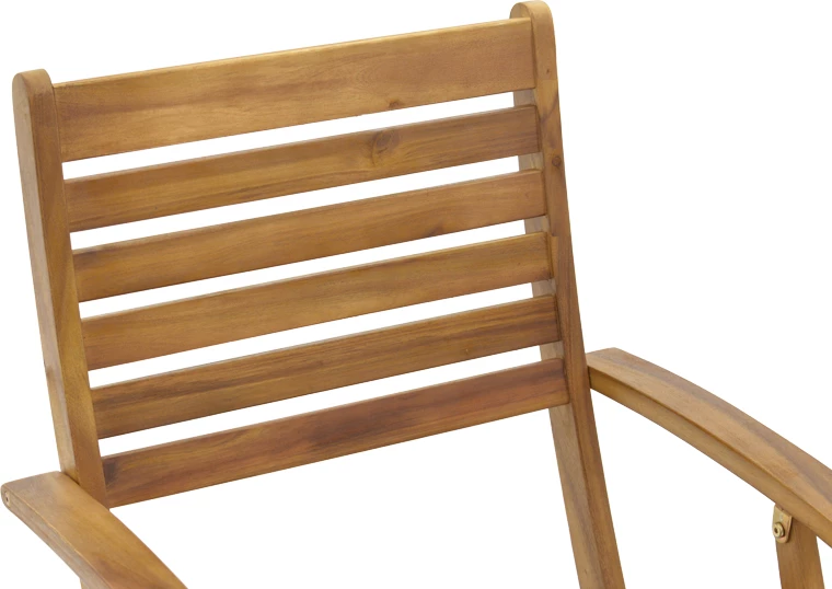 Karrige palosëse me krahë, dru akacie, 52x53x85 cm