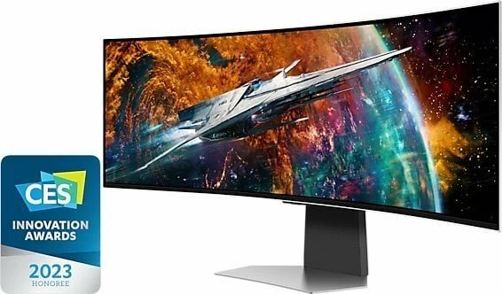 Monitor gaming Samsung Odyssey OLED G9 LS49CG950SUXEN 49\" 5120x1440 240Hz i lakuar, i bardhë