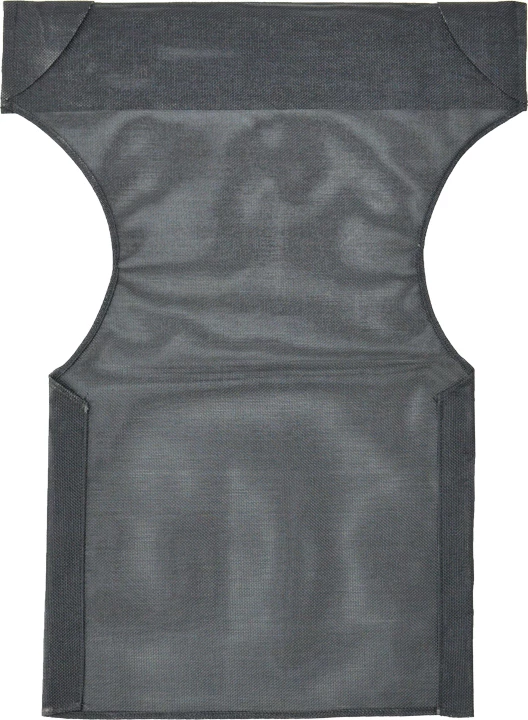 Pëlhurë e perforuar për karrige regjisori, ngjyrë gri, 45/57x1x78.5 cm