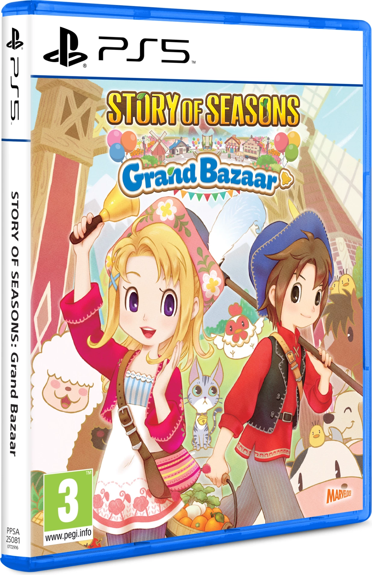 Lojë PS5 Marvelous Europe Story of Seasons: Grand Bazaar PEGI 3