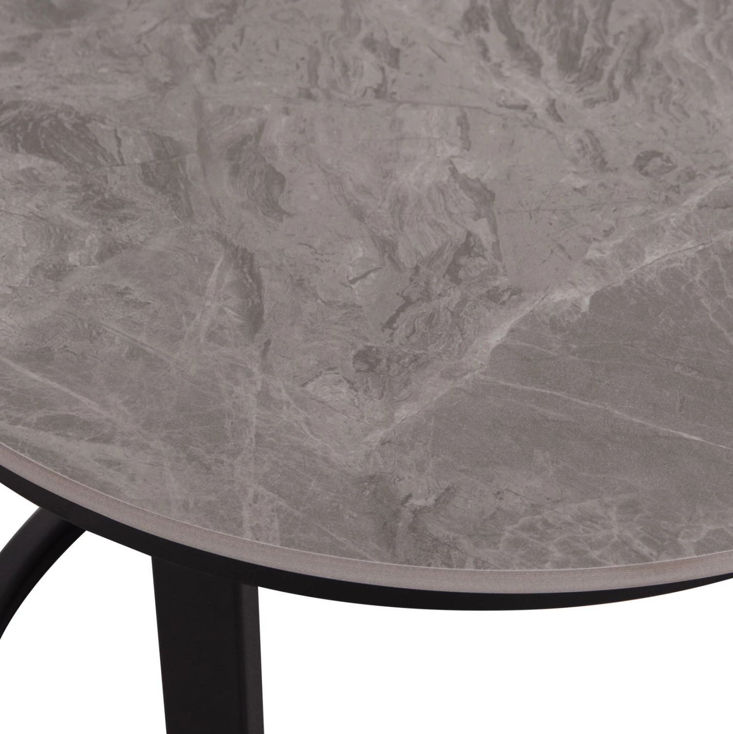 Set tavolinash kafeje 2 copë, sipërfaqe qeramike, pamje mermeri gri, TALOS FH18140.04, 70x45.5cm