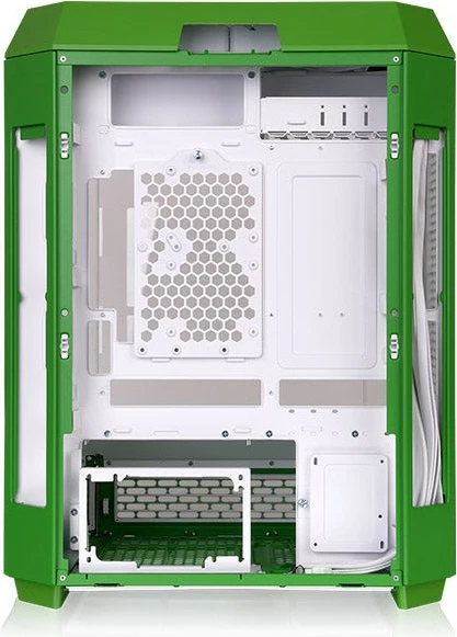 Kasë Thermaltake The Tower 600, midi tower, xham i temperuar, ndriçim multi, e gjelbër