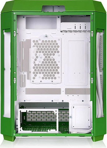 Kasë Thermaltake The Tower 600, midi tower, xham i temperuar, ndriçim multi, e gjelbër