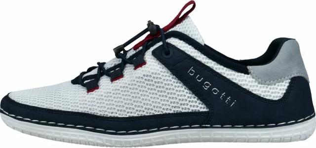 Atlete meshkujsh Bugatti 325AFF126950-2041, të bardha/të kaltra [Madhësia: 46]