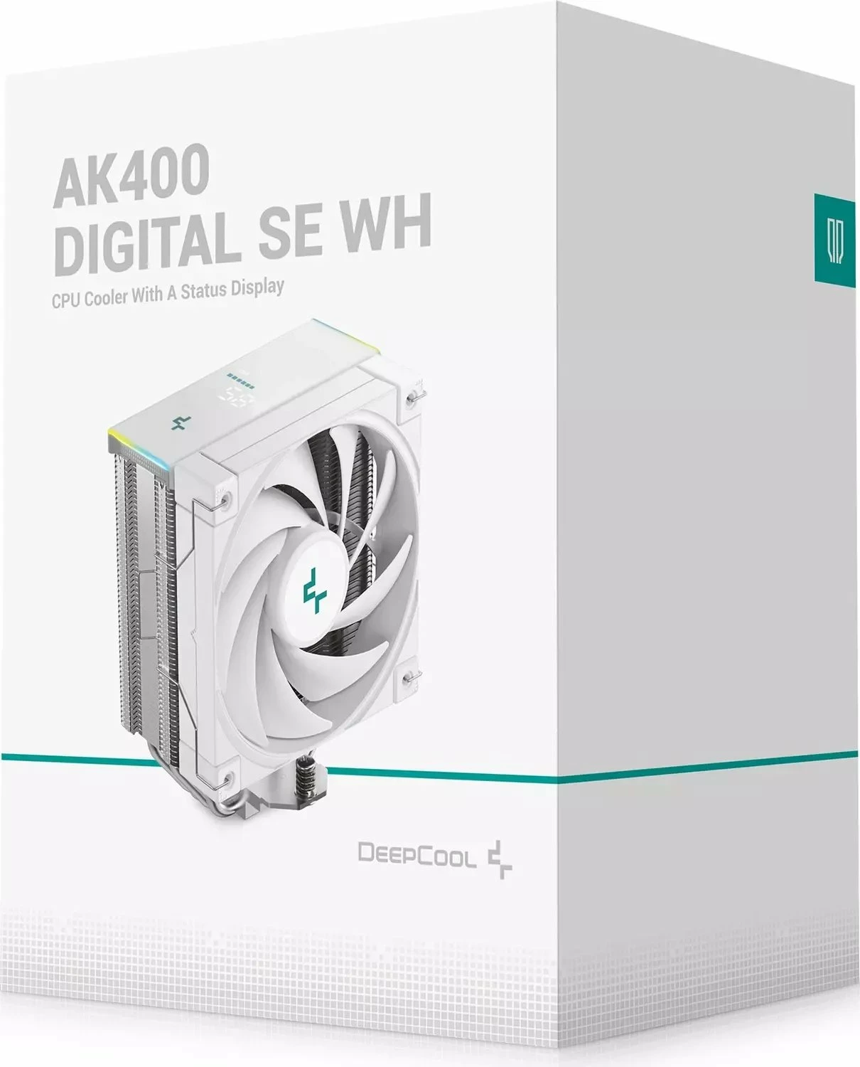 Ftohës CPU Deepcool AK400 Digital SE WH 120mm, 220W TDP, ARGB, E bardhë