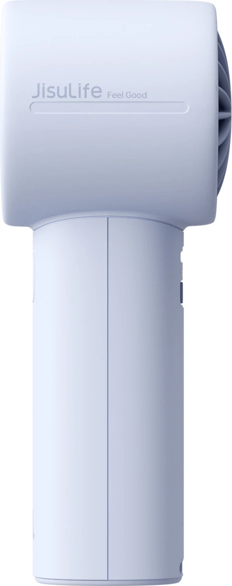 Ventilator dore Jisulife Handheld Fan 10, bateri 4000mAh, USB-C, blu, set me kabllo USB-C dhe litar