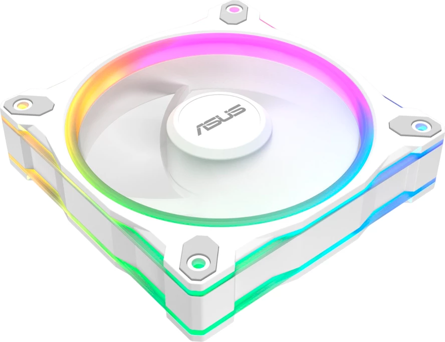 Ventilator ASUS Prime MR120 ARGB Reverse 120x28mm PWM 58 CFM 23 dB, i bardhë, 1 copë
