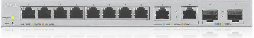 Switch Zyxel XGS1210-12, Managed, Gigabit Ethernet, Gri