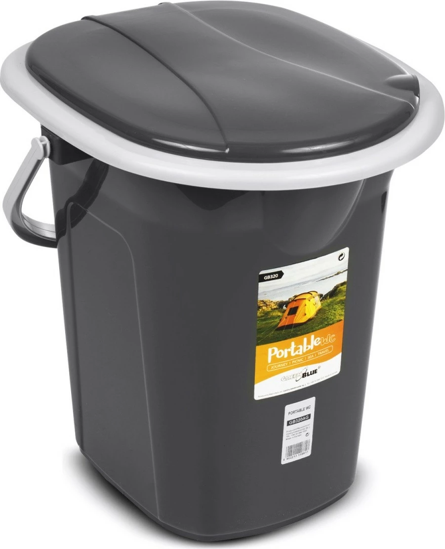 Tualet portativ GreenBlue GB320AG, antracit