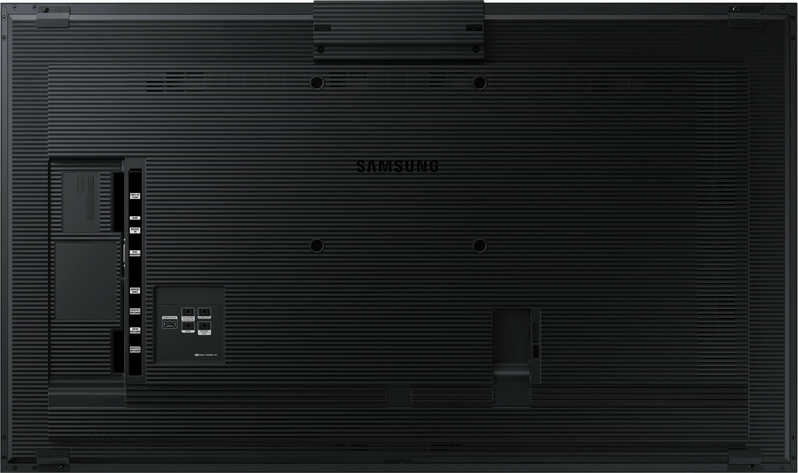 Panel digjital Samsung QM32R-T, 32", LCD, Full HD, Wi-Fi, e zezë