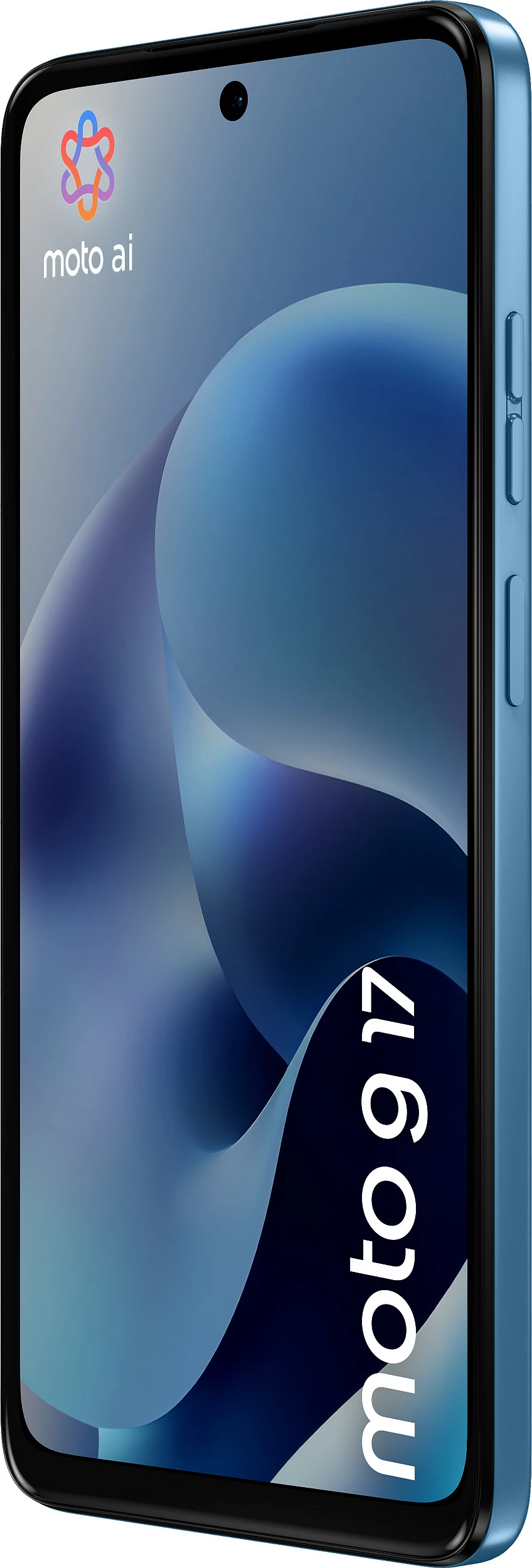 Celular Motorola moto g17, 4GB RAM, 128GB, Dual SIM, 4G, Android 15, blu Alaskan