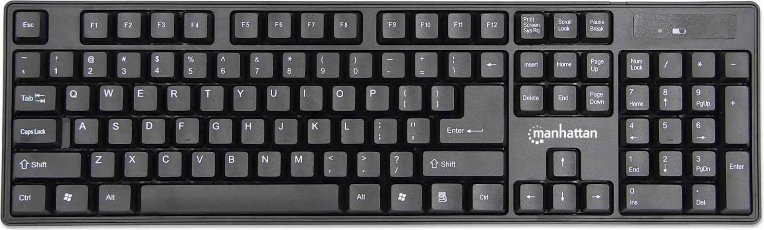 Set tastierë wireless dhe maus MANHATTAN, i zi