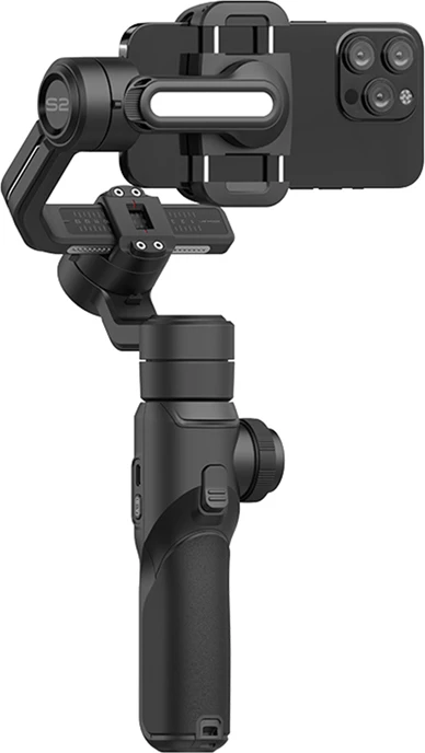Gimbal stabilizues për celular AOCHUAN Smart S2, 3-aksësh, 5200mAh, me tripod, i zi, set