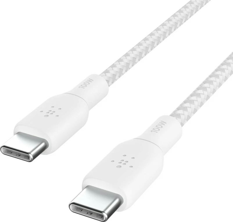 Kabllo Belkin BOOST CHARGE, 2 m, USB C, USB 2.0, Bardhë