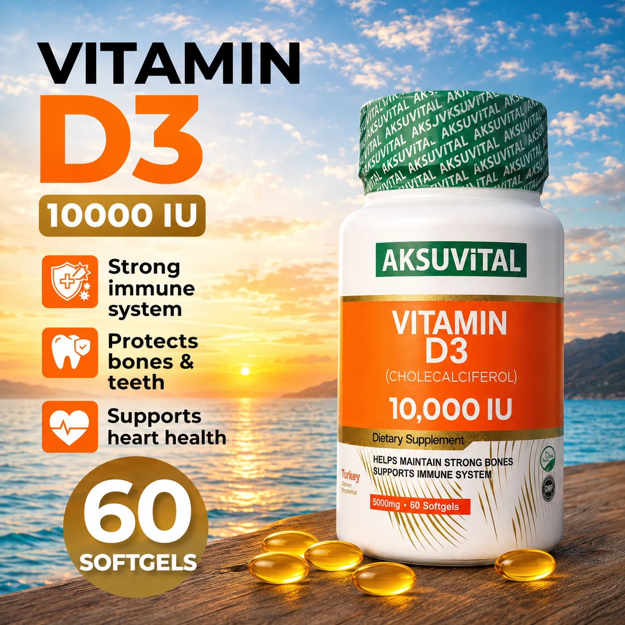 Vitamin D3 10,000 IU
