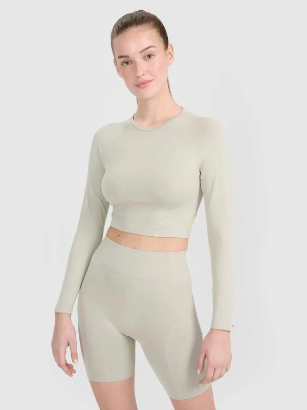 Maicë e gjatë crop për femra 4f