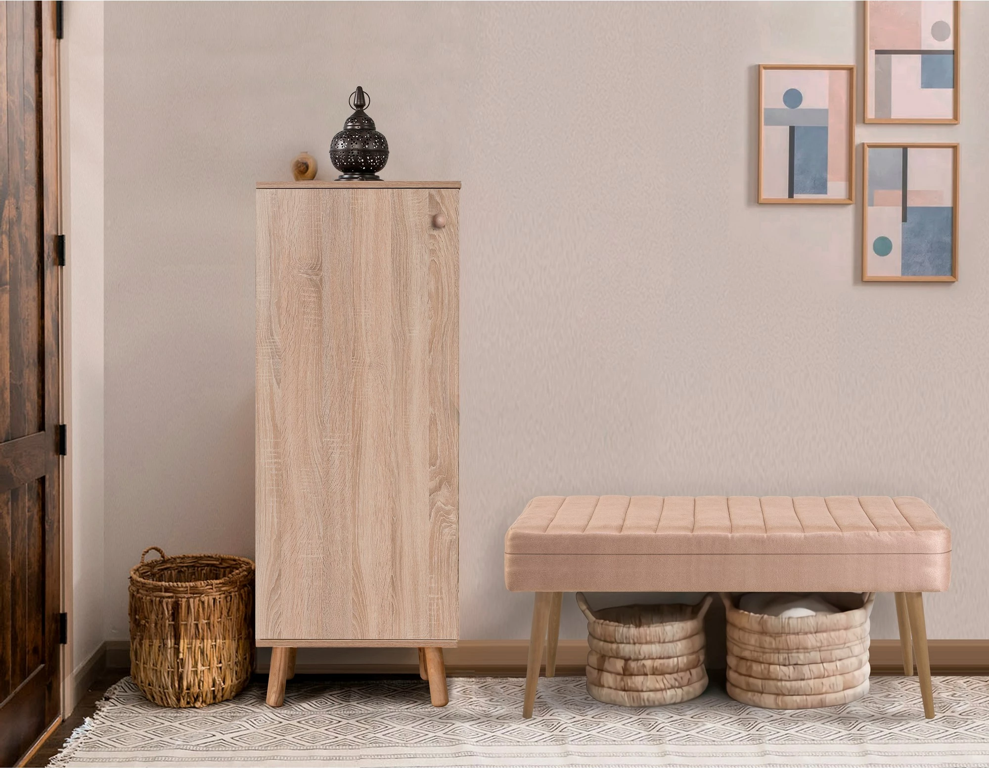 Set mobiljesh për korridor, Sonomo/Stone, Skye Decor, 200-0900