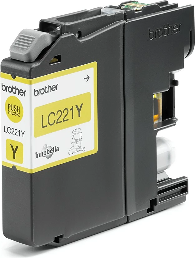 Toner Brother LC221Y, 260 faqe, Ngjyrë e verdhë