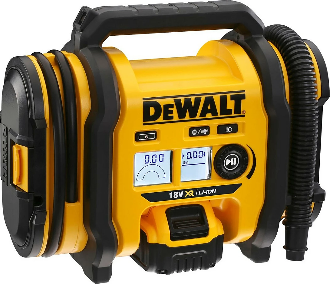 Kompresor ajri DeWALT DCC018N, 11 bar, 2.5 kg, zi-verdhë
