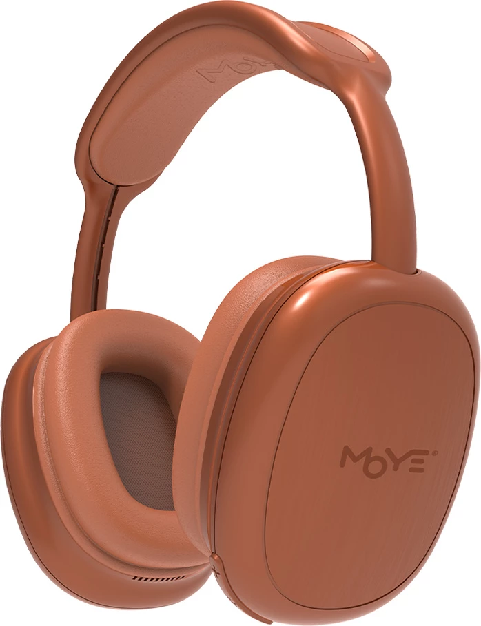 Kufje Moye Stellar BT me mikrofon, Bluetooth 5.3, bateri deri 36 orë, USB-C, copper