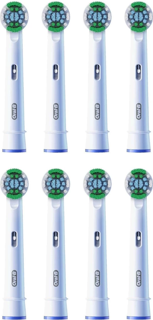kokë furçe sonike, Oral-B, Precis 861073, e bardhë, set 8 copë