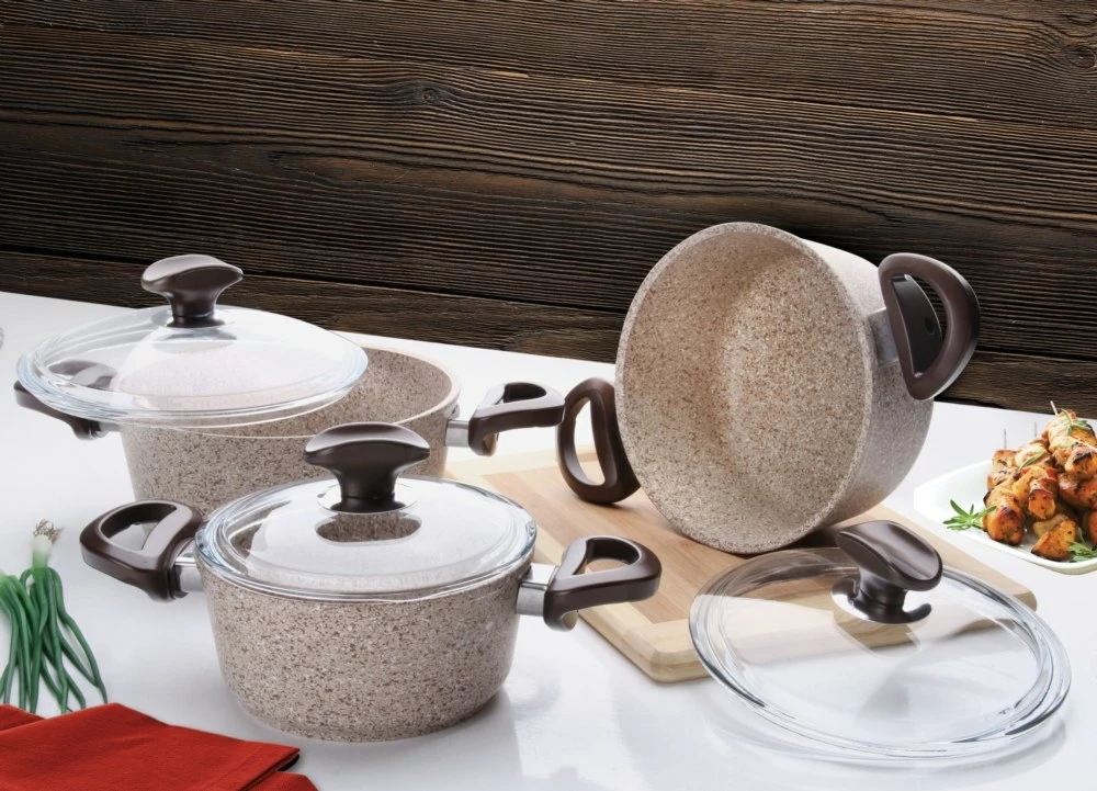 Set tenxheresh (6 copë), krem, Hermia Concept, CRE 3032