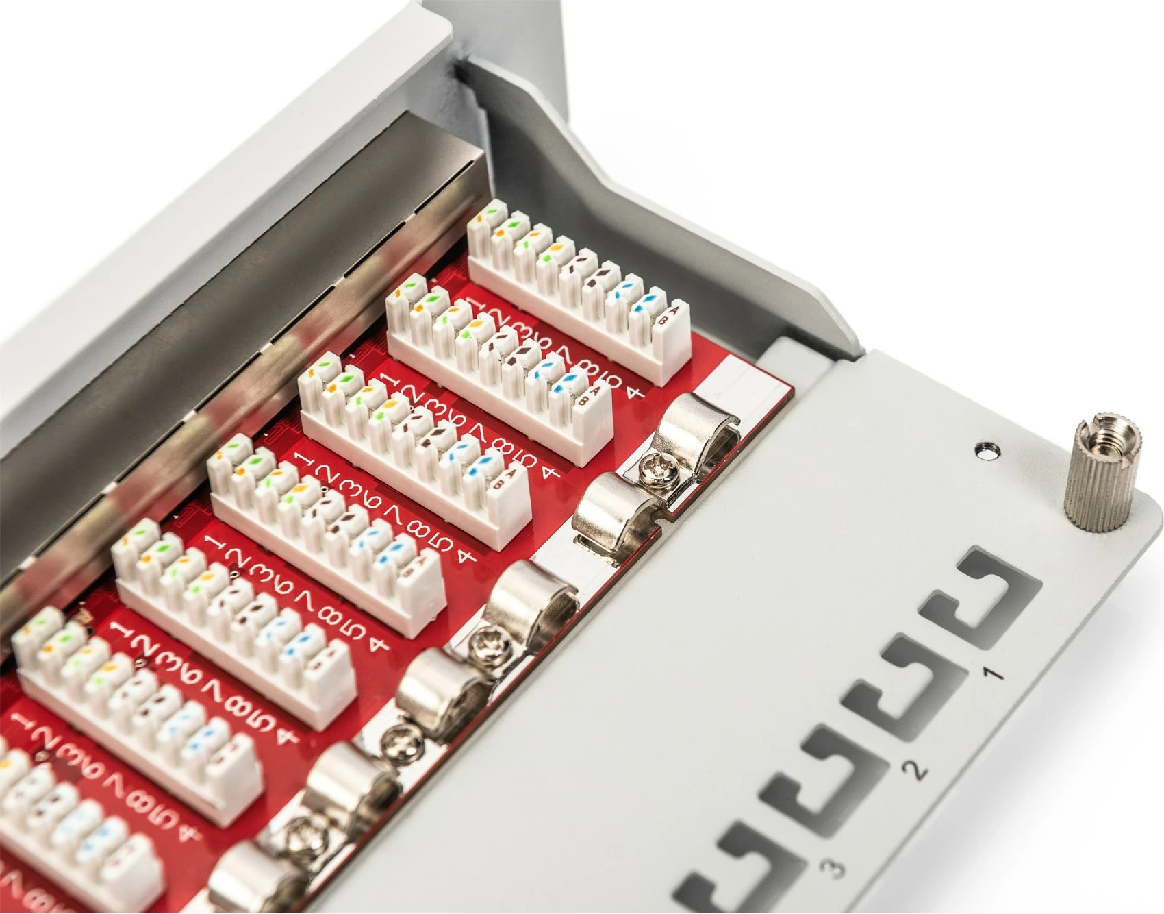 Patch panel Digitus Cat6a 12-port 10 inç gri